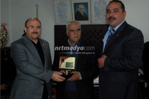 Sarı, akdoğan ve kantar'a plaket