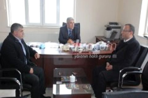 Alpaslan, NMYO Müdürü Özaslan'ı Ziyaret Etti