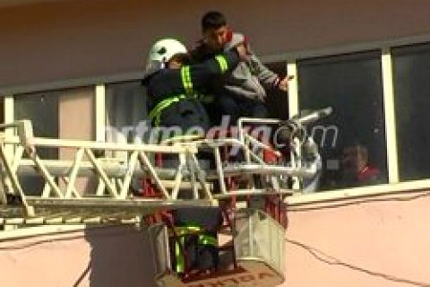 Yahya Altınbaş Lisesi'nde Yangın Tatbikatı