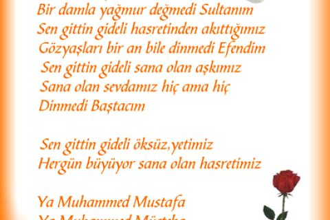ilahi aşka dair bir şiir