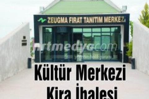 Kültür Merkezi Kira İhalesi