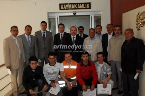 Futbol Turnuvası Tertip Komitesi'ne Başarı Belgesi