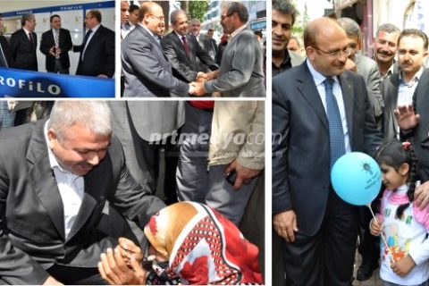 AK Partili Adaylar, Esnafları Geziyor