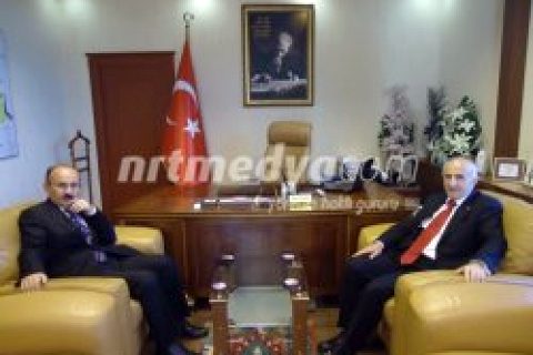 Vali Odabaşı, Kaymakam Karadeniz'i Ziyaret etti