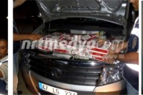 Nizip'te 8 Bin 500 Paket Kaçak Sigara Ele Geçirildi