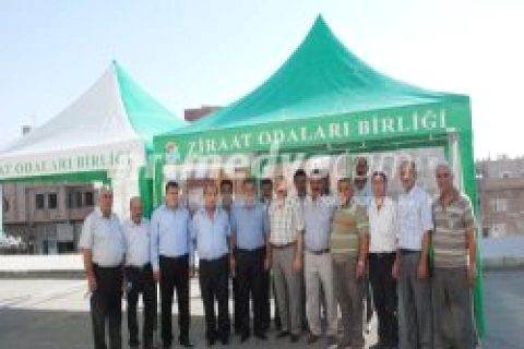 Nizip Ziraat Odası'ndan Çiftçilere "Taziye Çadırı" Hizmeti