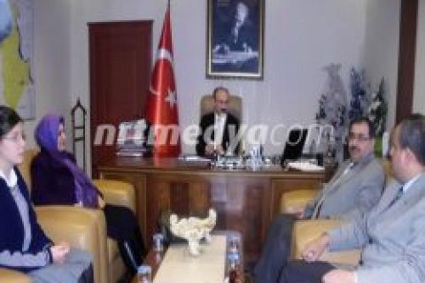 Anadolu Öğretmen Lisesi\'nden Kaymakam Karadeniz'e Ziyaret