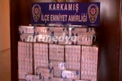 Karkamış'ta Sigara Kaçakçılığı