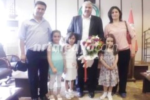 Başkan Akdoğan'a "Minik" bir Ziyaret