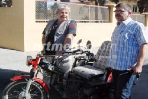 Engelli Vatandaş Motosikletine Kavuştu
