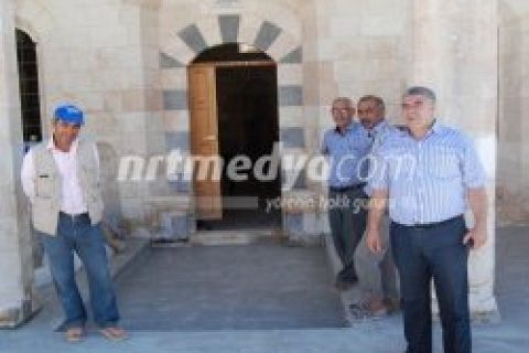 Molla Ahmet Cami'de Çalışmalar Sürüyor