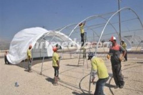Nizip ve Karkamış'taki çadır kentler