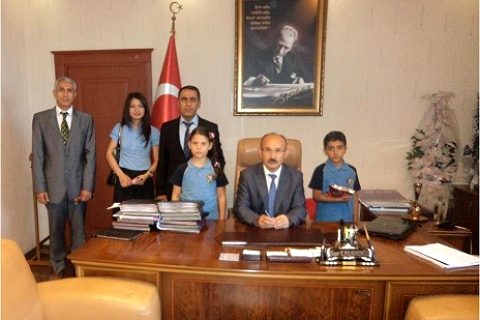 2012-2013 Eğitim-Öğretim yılı İlköğretim haftası kutlamaları kapsamında Kaymakam Yaşa