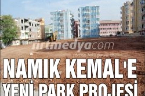 Namık kemal'e yeni park projesi