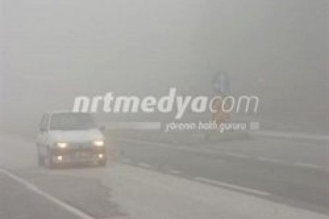 Nizip'te Yoğun Sis Etkili Oldu