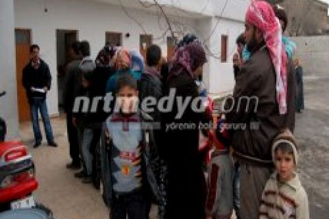 Suriyeliler için kayıt kabul merkezi oluşturuldu