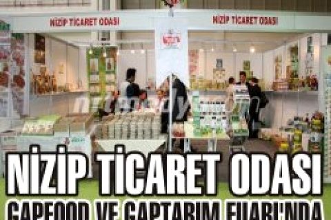 Nizip ticaret odası gapfood ve gaptarım fuarı'nda