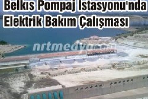 Belkıs Pompaj İstasyonu'nda Elektrik Bakım Çalışması