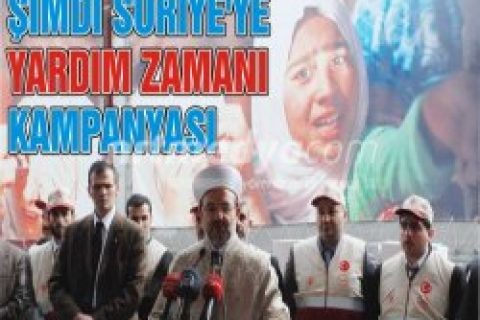 şimdi suriye\'ye yardım zamanı\'\' kampanyası
