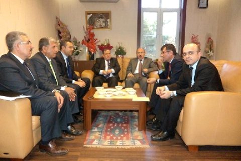 Milli Eğitim Bakanlığı Müsteşar Yardımcısı Merdan TUFAN,  Kaymakam Yaşar KARADENİZ’i