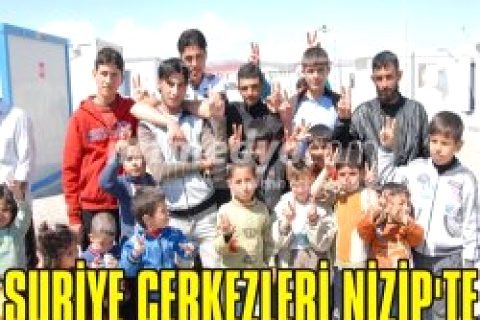 Savaştan Kaçan Çerkezler Nizip'teki Kampa Yerleşti