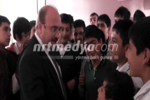 Milletvekili sarı'nın ticaret meslek lisesi ziyareti
