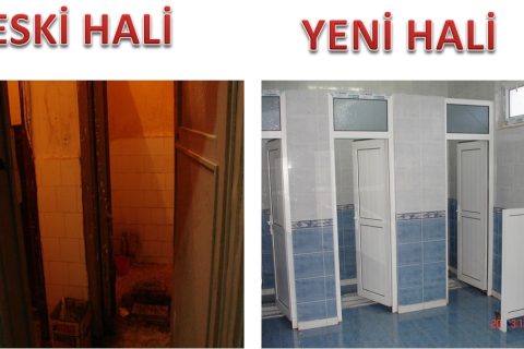 Nizip merkeze umumi tuvaletler yapıldı