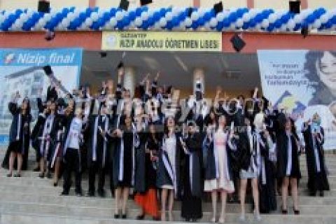 Anadolu öğretmen lisesi'nde mezuniyet töreni
