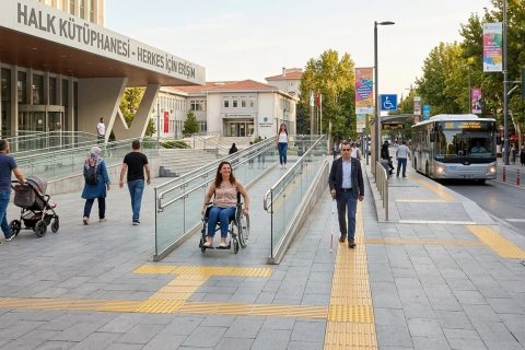 Bütün yollar engellilere uygun olmalı...