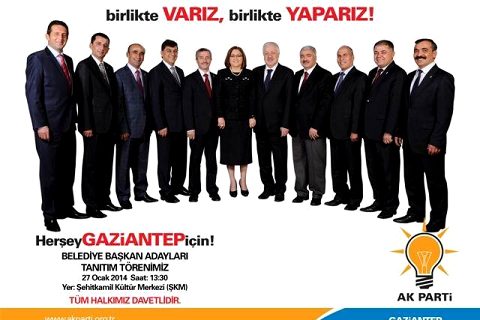 Photo - AK PARTİ GAZİANTEP BELEDİYE BAŞKAN ADAYLARI TANITIM PROGRAMI :27 Ocak 2014 Pa