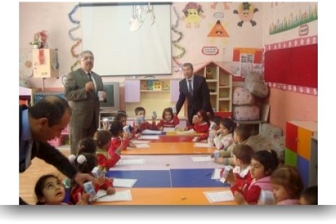 İlçemizdeki Okul Sütü Dağıtım Töreni