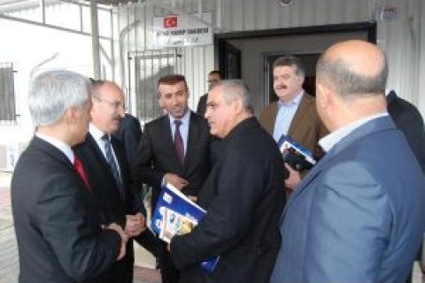Ürdün heyeti konteyner kenti ziyaret etti