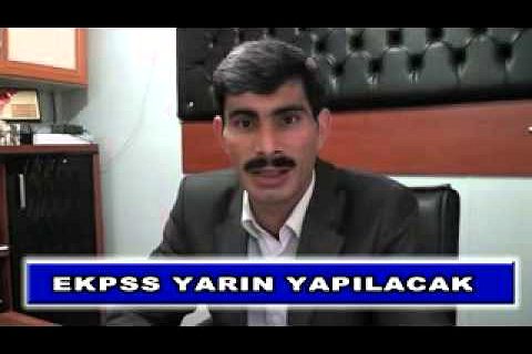 Video: EKPSS YARIN YAPILACAK