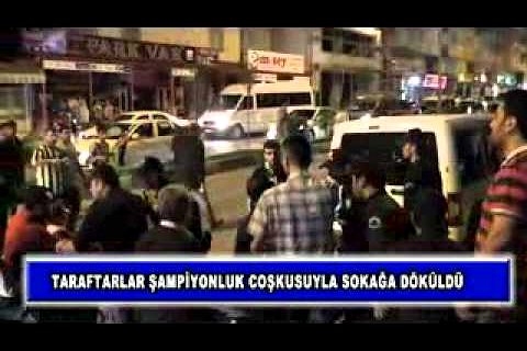 Video: TARAFTARLAR ŞAMPİYONLUK COŞKUSUYLA SOKAĞA DÖKÜLDÜ