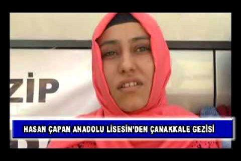 Hasan çapan anadolu lisesin'den çanakkale gezisi