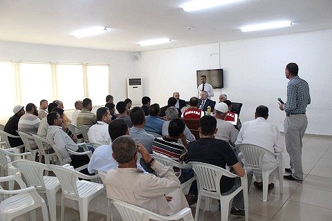 Gaziantep Valisi Sayın Erdal ATA Nizip te kurulan Suriyeli mülteci kamplarını ziyaret