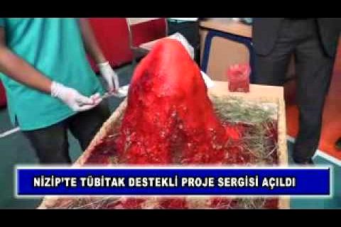 Nizip'te tübitak destekli proje sergisi açıldı