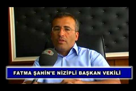 Fatma şahin'e nizipli başkan vekili