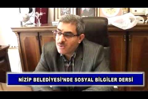 Nizip belediyesi'nde sosyal bilgiler dersi