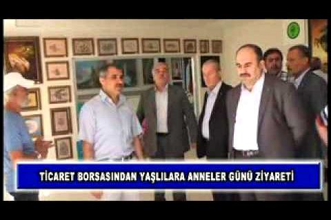 Ticaret borsasından yaşlılara anneler günü ziyareti