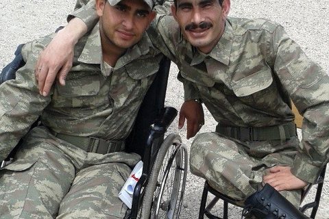 Nizip'te, engelliler 1 günlük asker oldu