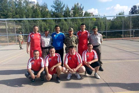 Voleybol turnuvası'nın galibi nizip jandarma oldu