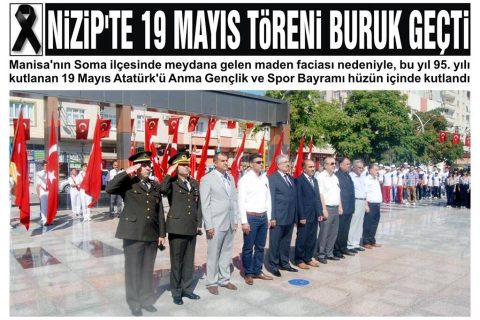 Nizip Kültür Parkında;19 Mayıs Atatürk'ü Anma Gençlik ve Spor Bayramı programı