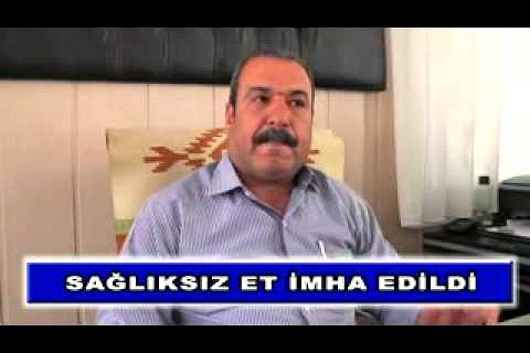 Sağlıksız et imha edildi
