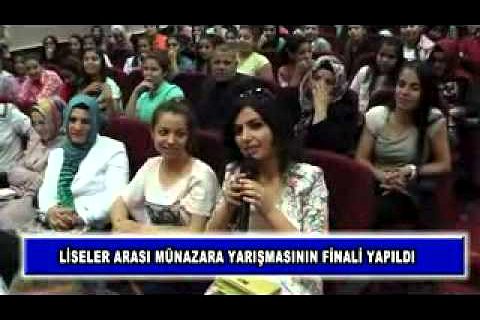 Liseler arası münazara yarışmasının finali yapıldı