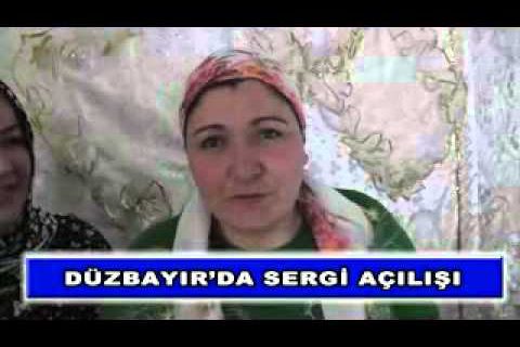 Düzbayır'da sergi açılışı