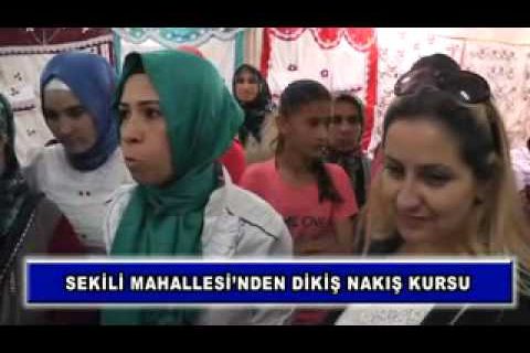 Sekili mahallesi'nden dikiş nakış kursu