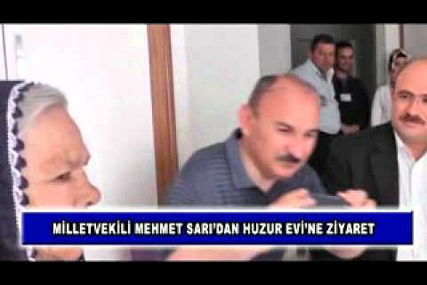 Milletvekili mehmet sarı'dan huzur evi'ne ziyaret