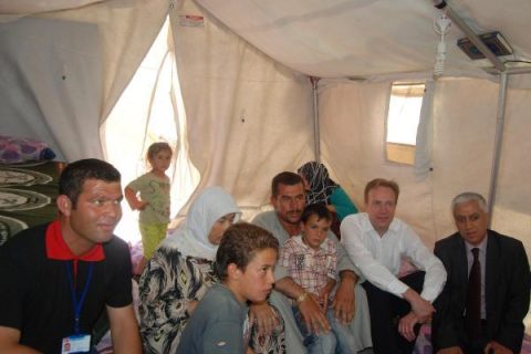 Norveç Dışişleri Bakanı Çadır Kentte