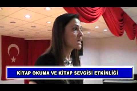 Kitap okuma ve kitap sevgisi etkinliği